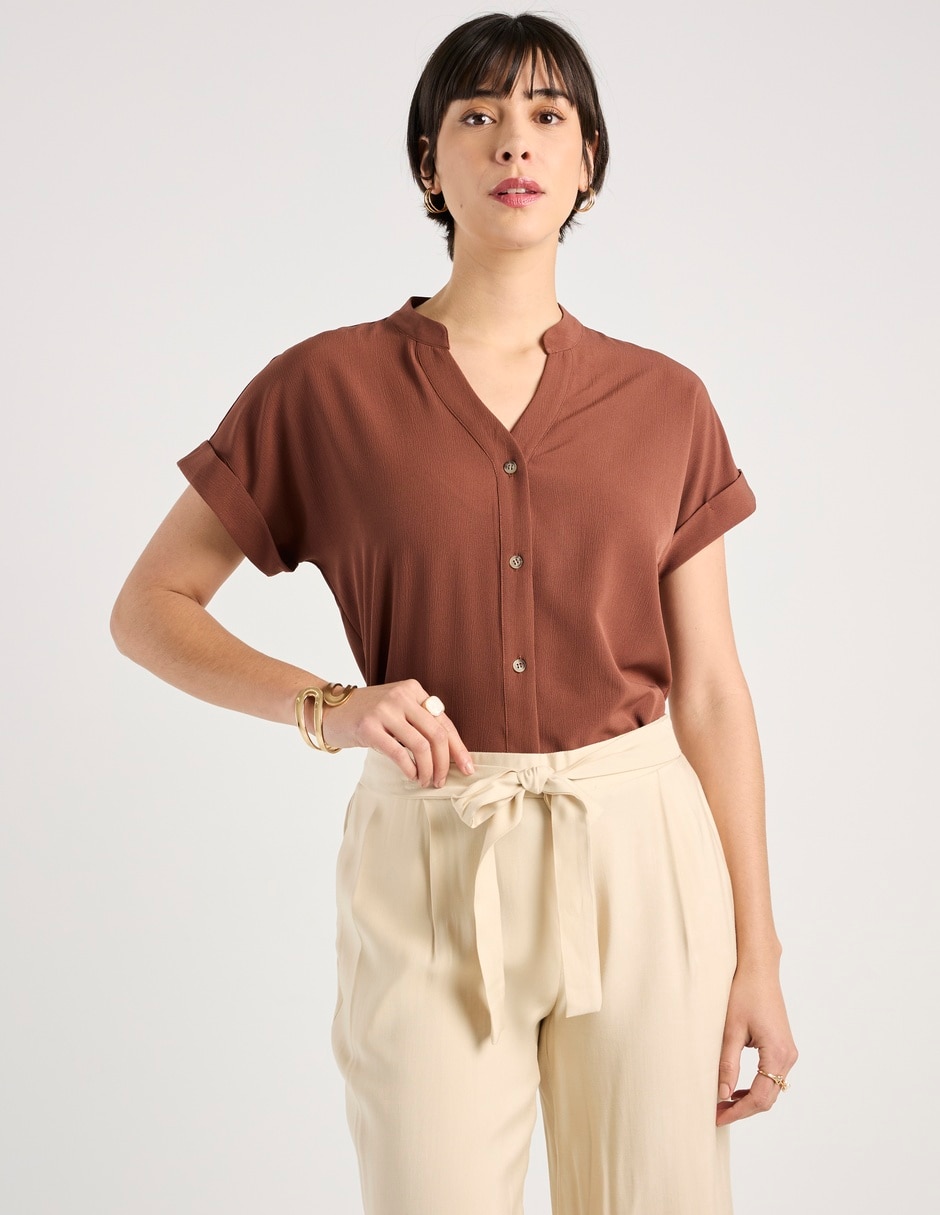 Blusa manga corta para mujer Blusa manga corta para mujer