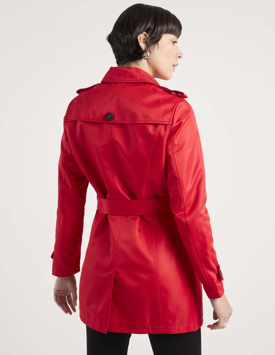 Gabardina con bolsillos para mujer 2