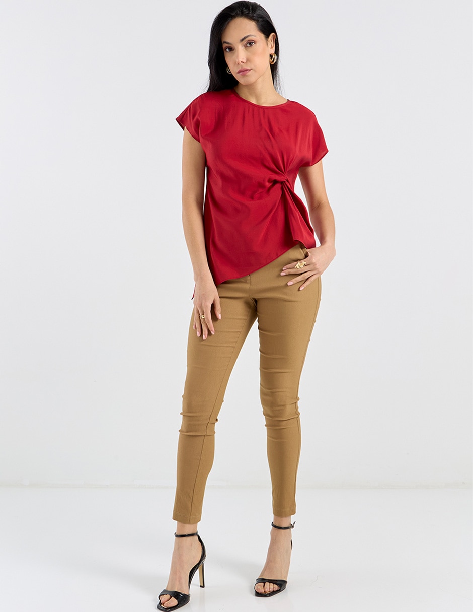 Blusa manga corta para mujer 3