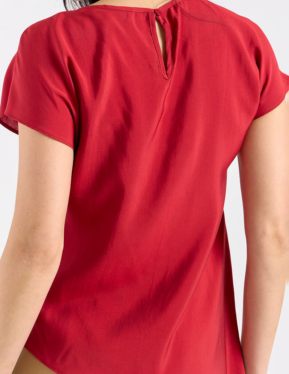 Blusa manga corta para mujer 5