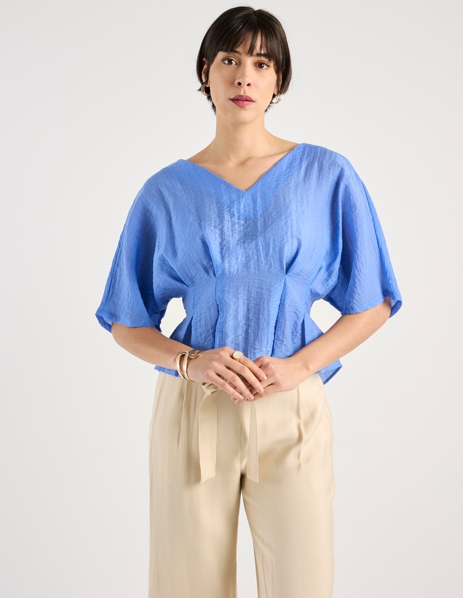 Blusa manga al codo para mujer Blusa manga al codo para mujer