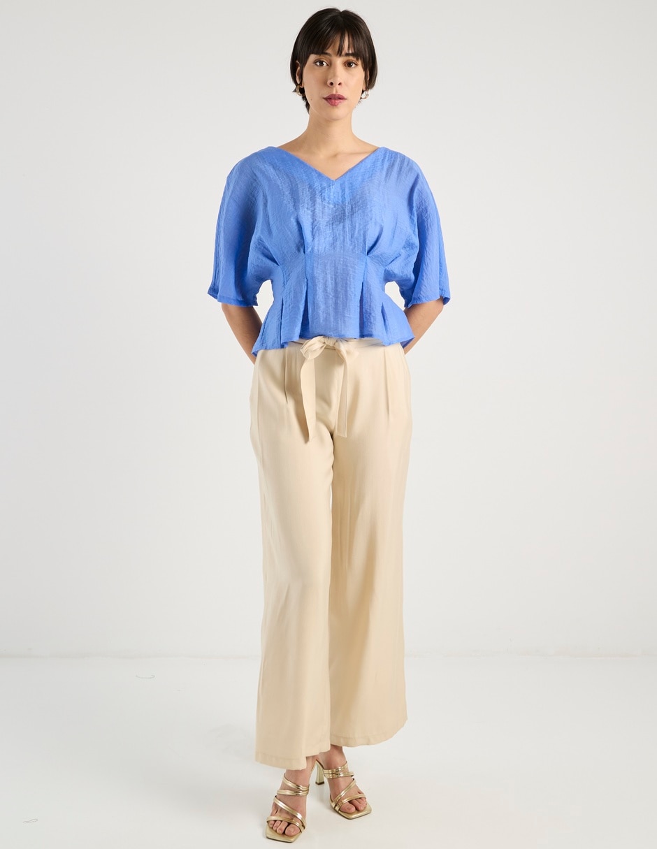 Blusa manga al codo para mujer 2
