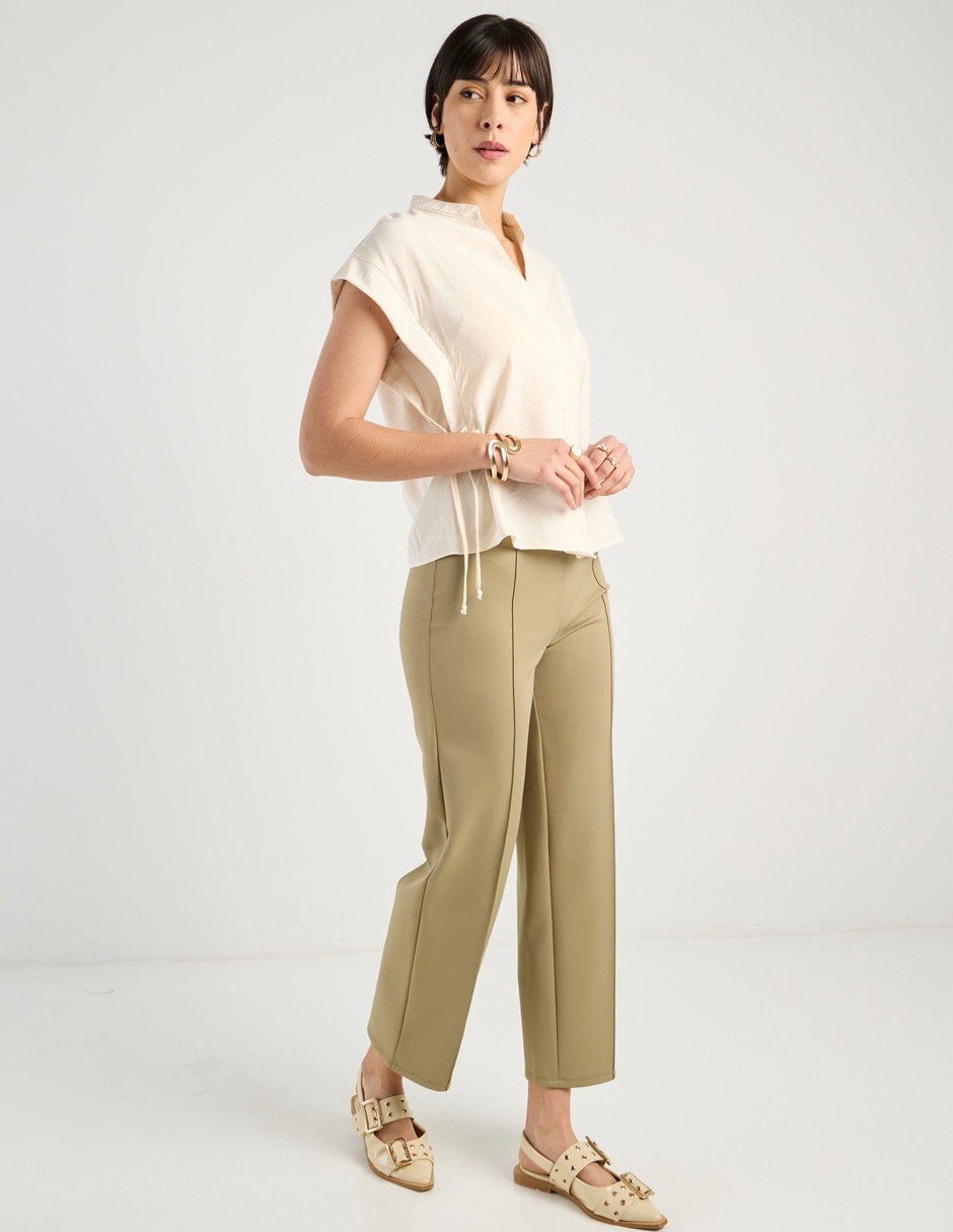 Blusa manga corta para mujer 3