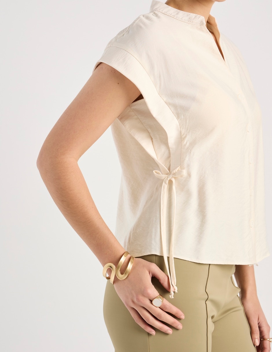 Blusa manga corta para mujer 5