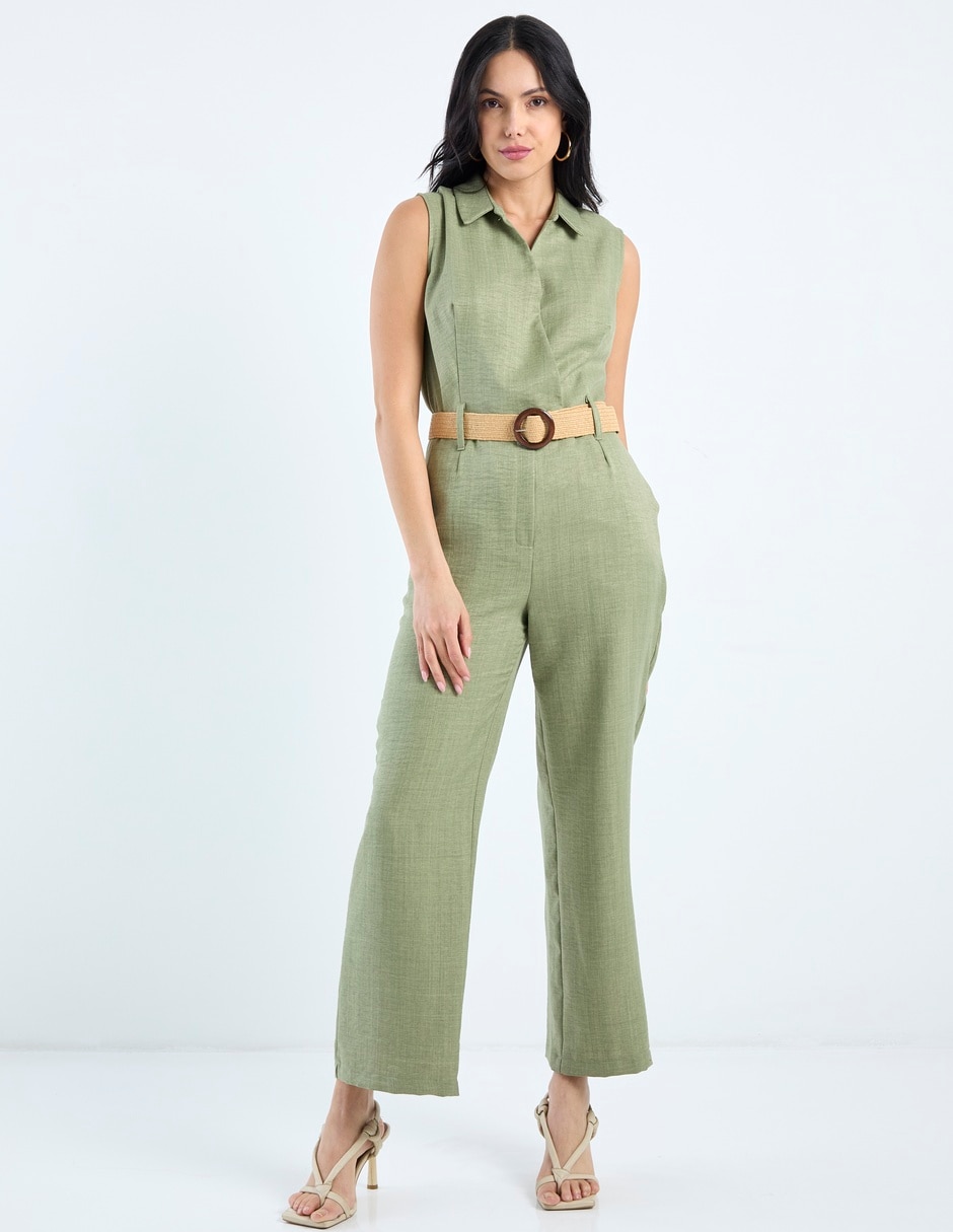 Jumpsuit estampado jaspeado para mujer 2