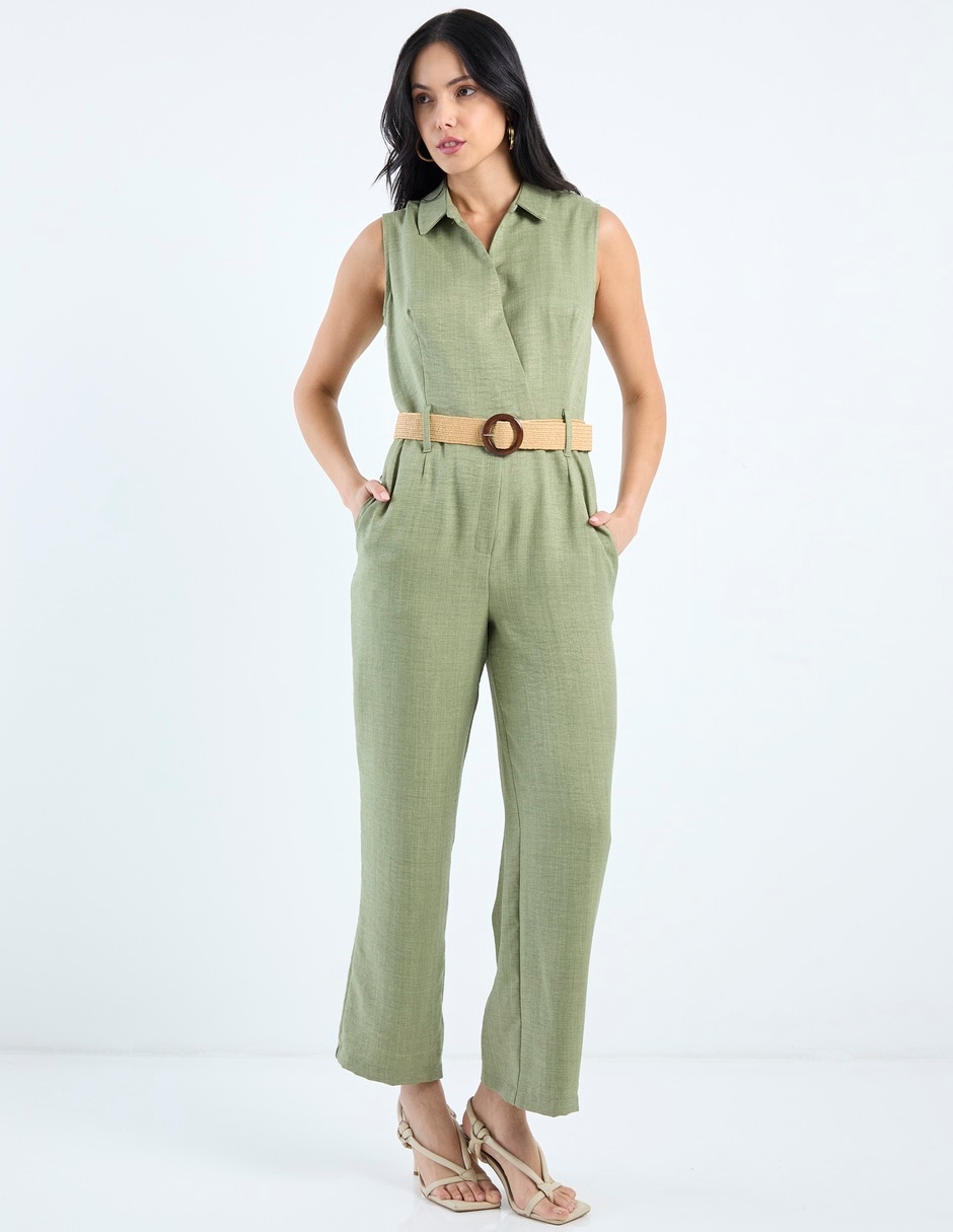 Jumpsuit estampado jaspeado para mujer 3