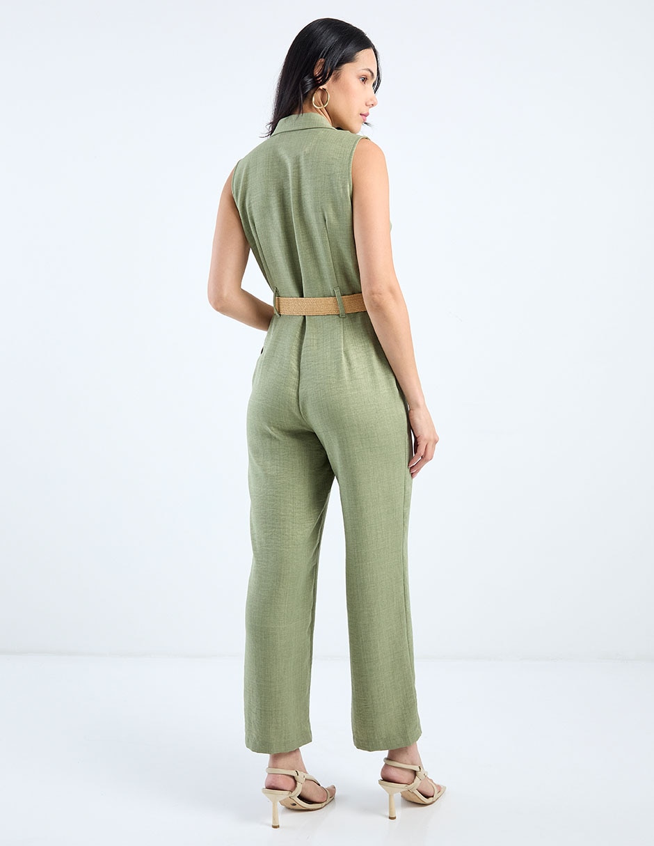 Jumpsuit estampado jaspeado para mujer 6