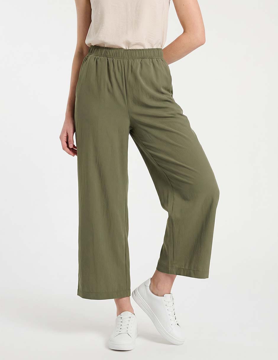 Pantalón relaxed amplio para mujer