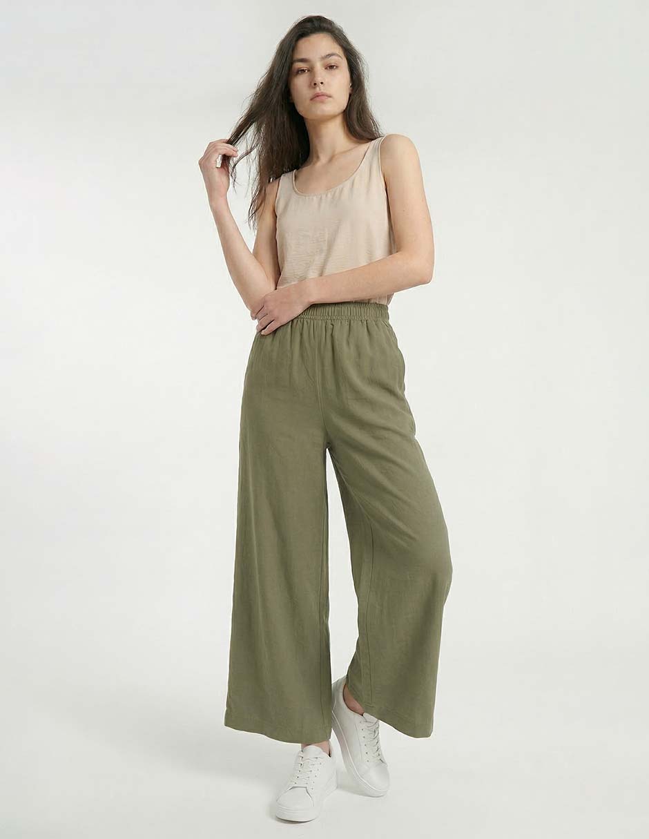 Pantalón relaxed amplio para mujer 3