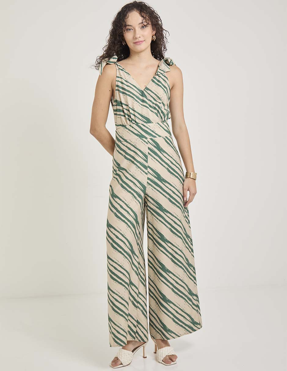Jumpsuit estampado animal print para mujer