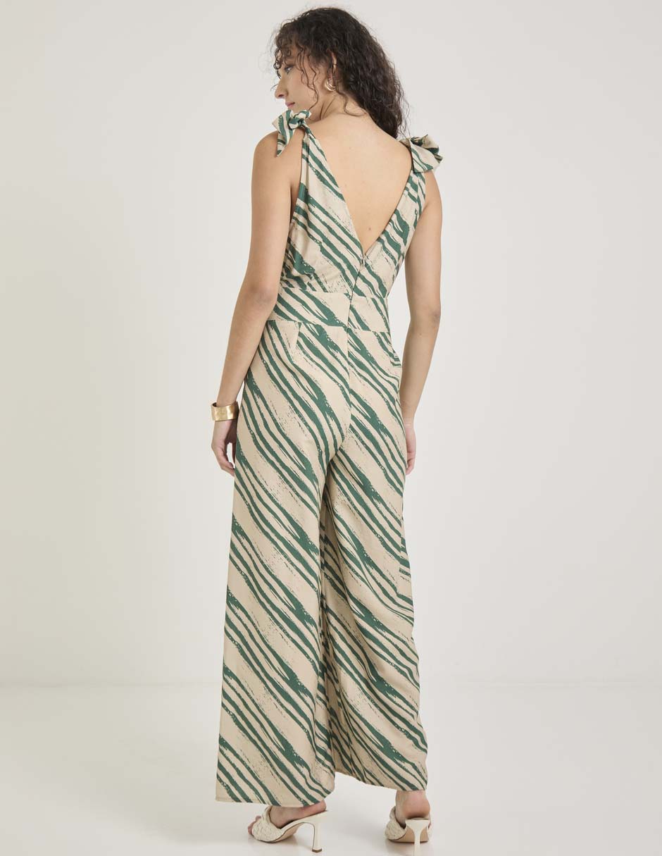 Jumpsuit estampado animal print para mujer 2