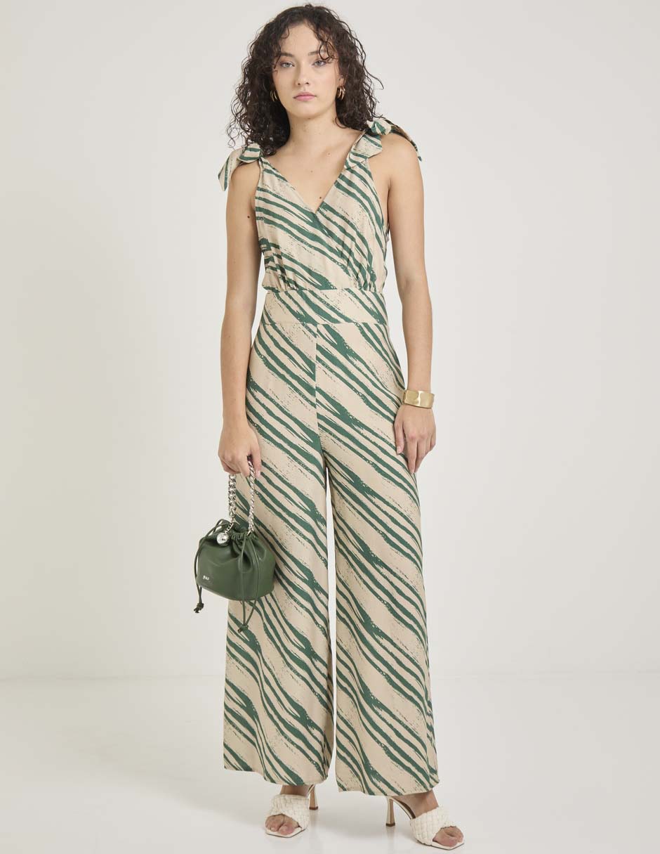 Jumpsuit estampado animal print para mujer 3