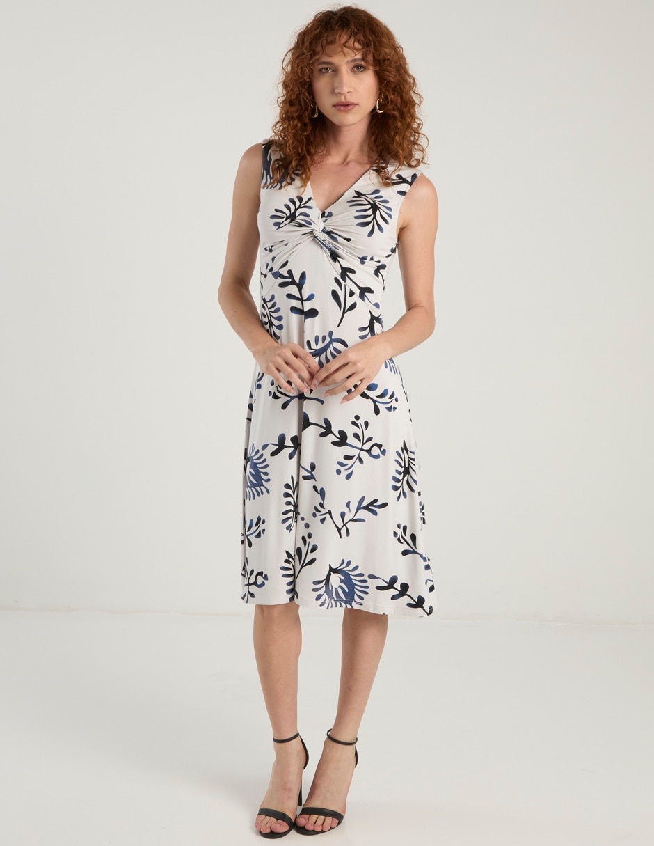 Vestido a la rodilla casual para mujer 3