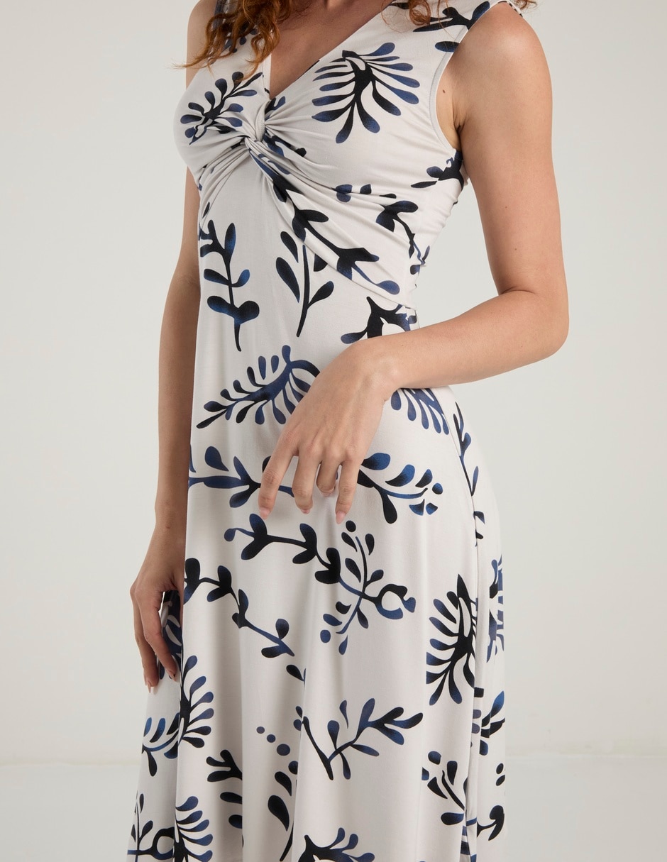Vestido a la rodilla casual para mujer 5