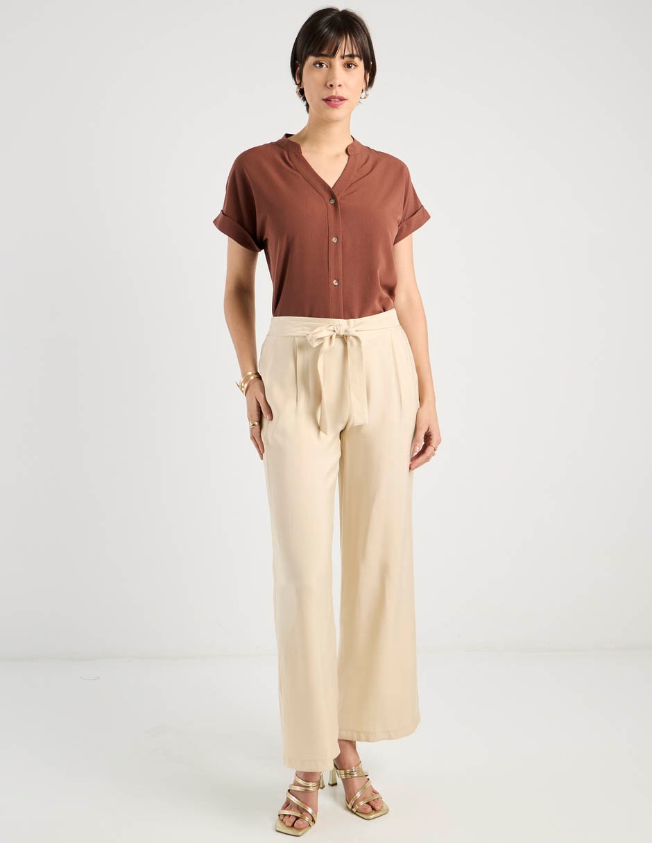 Pantalón relaxed amplio para mujer 3