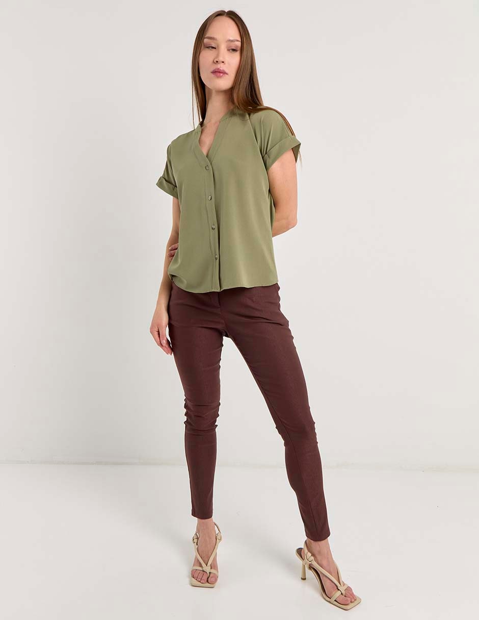 Pantalón capri skinny para mujer 2