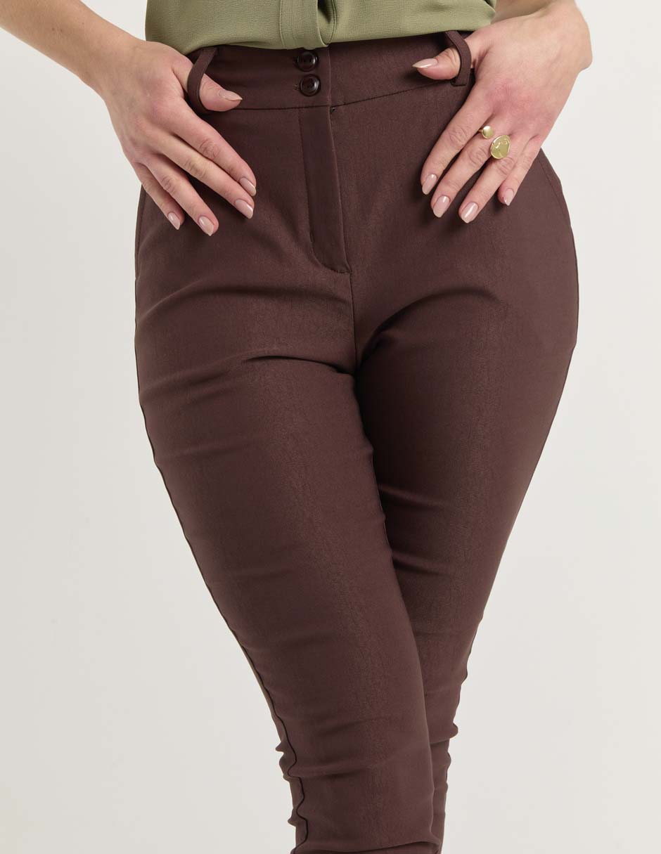 Pantalón capri skinny para mujer 4