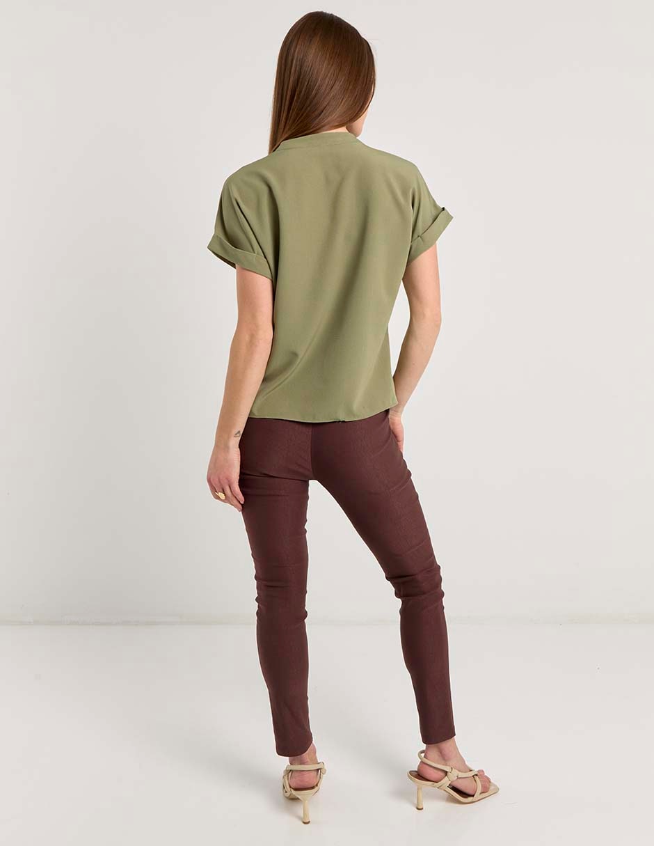 Pantalón capri skinny para mujer 6