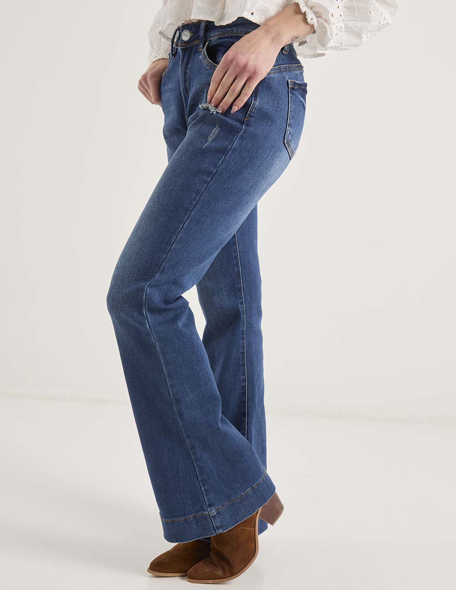 Jeans bota para mujer 4
