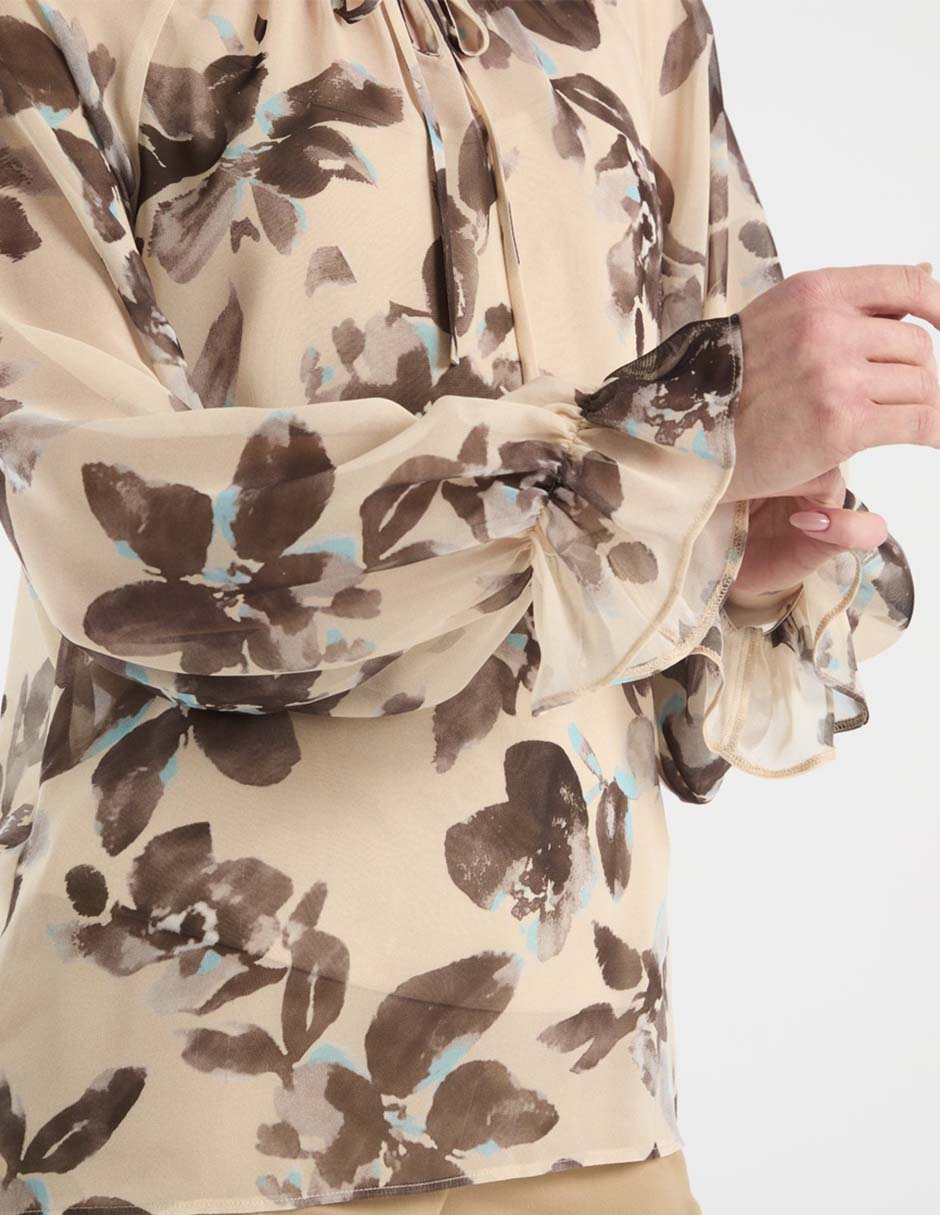 Blusa manga larga para mujer 4