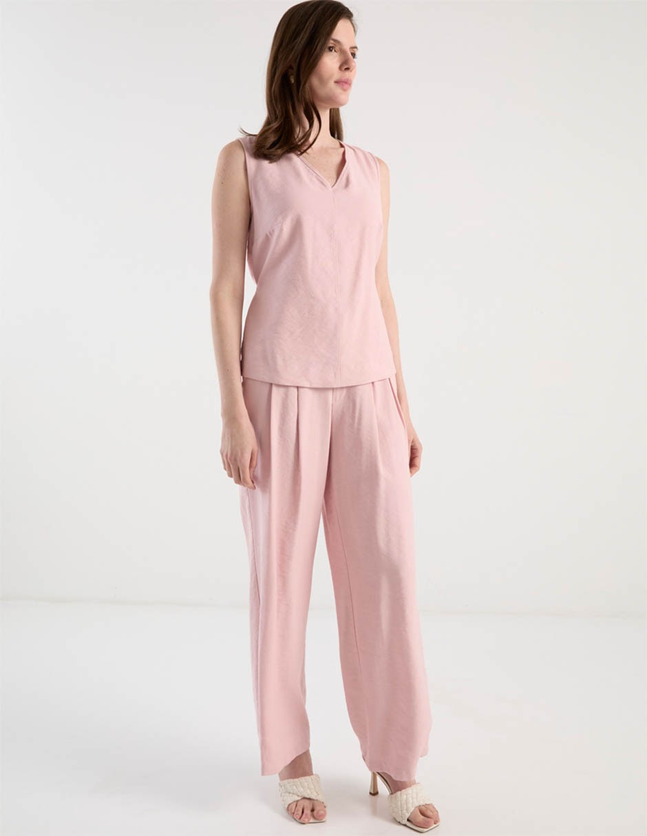 Pantalón relaxed amplio para mujer 2