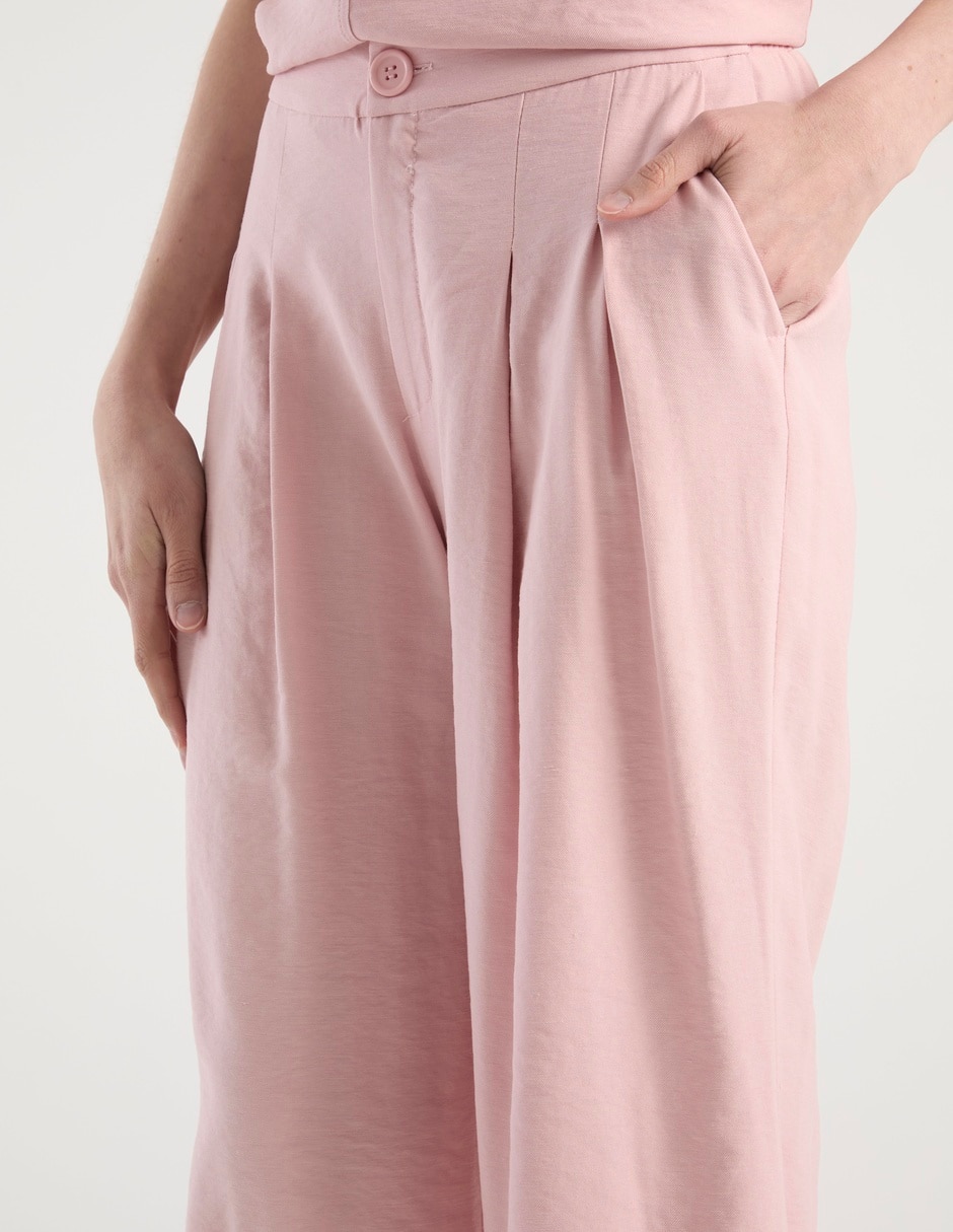 Pantalón relaxed amplio para mujer 4