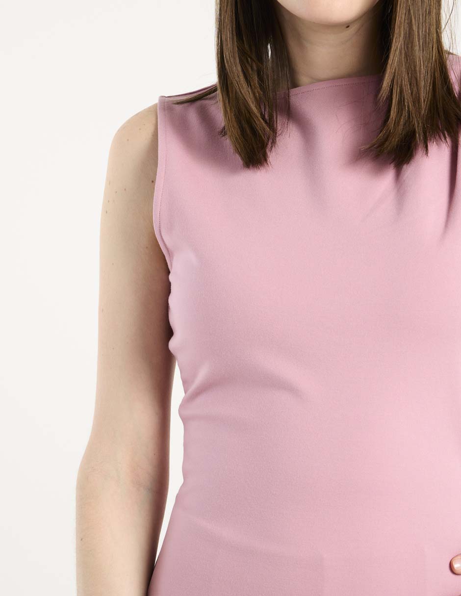 Top cuello redondo tirante ancho 4