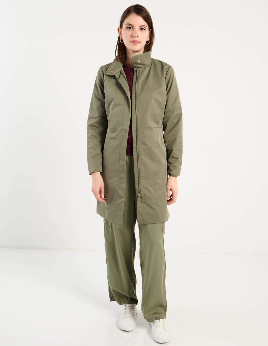 Gabardina con bolsillos para mujer 3