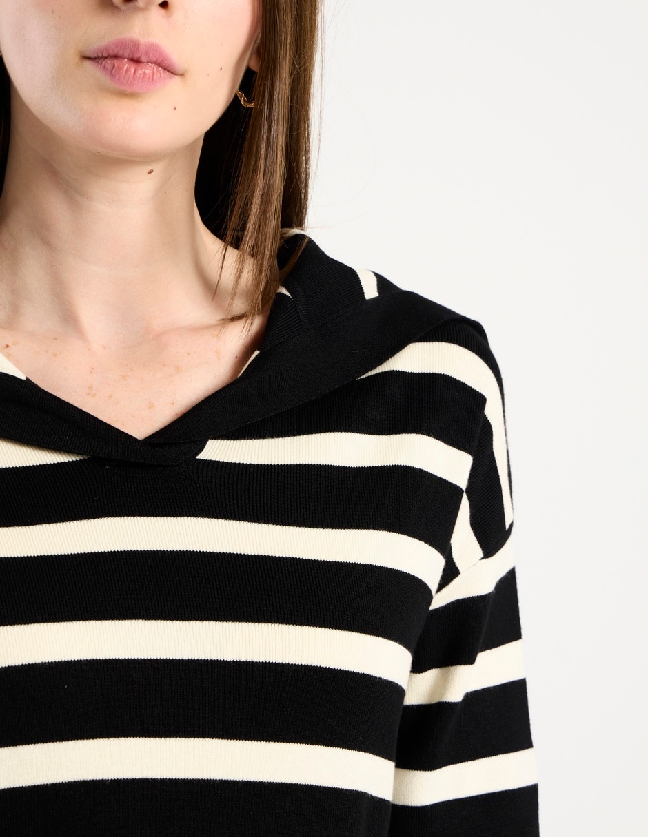 SUETER COM26847-05 CONTEMP, ECH, NEGRO