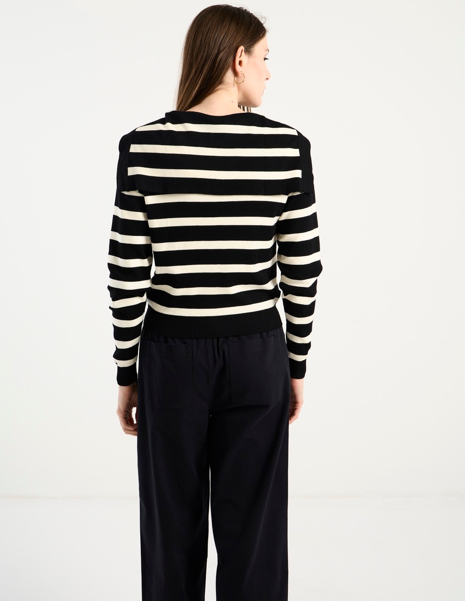 SUETER COM26847-05 CONTEMP, ECH, NEGRO