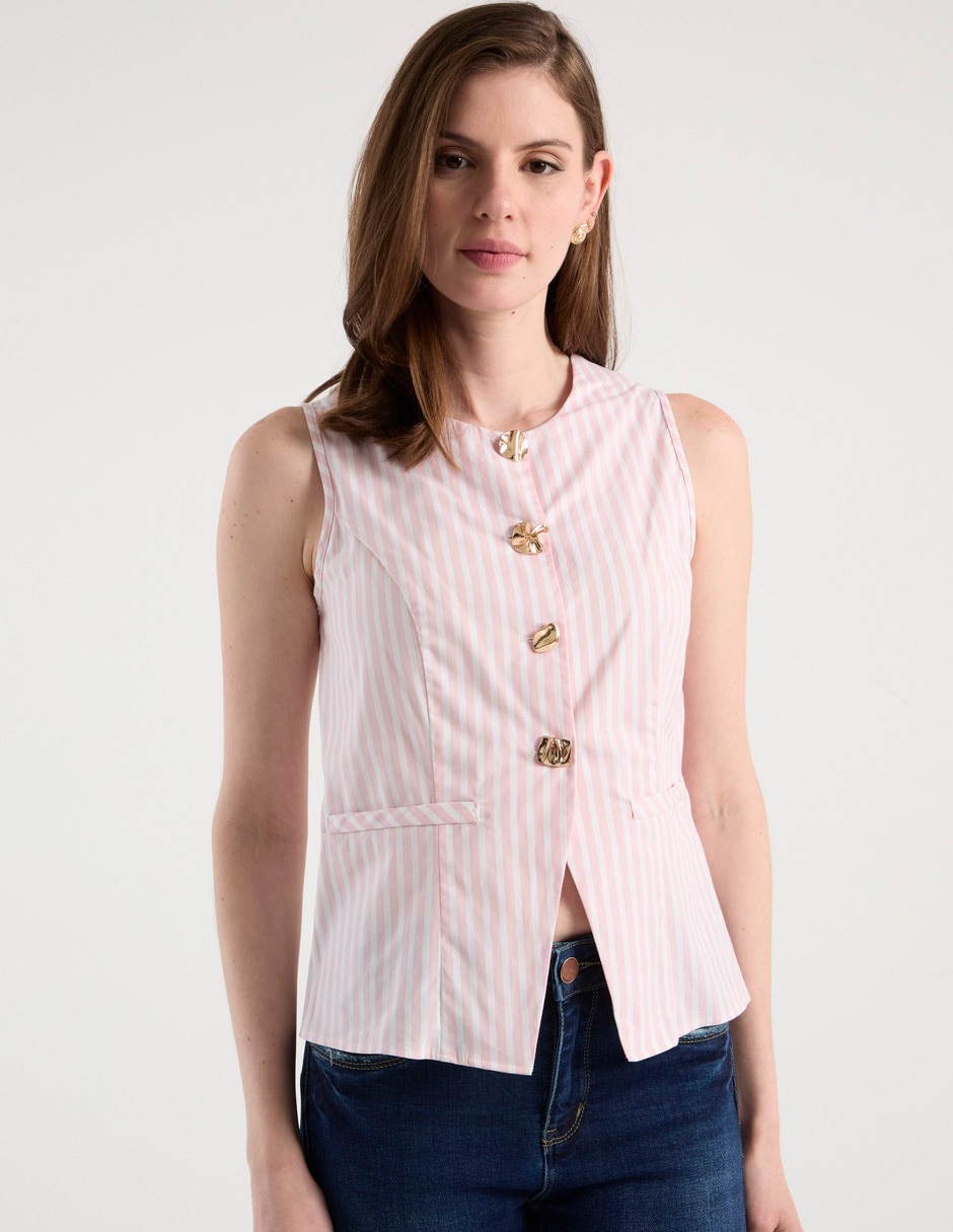 Blusa sin manga para mujer Blusa sin manga para mujer