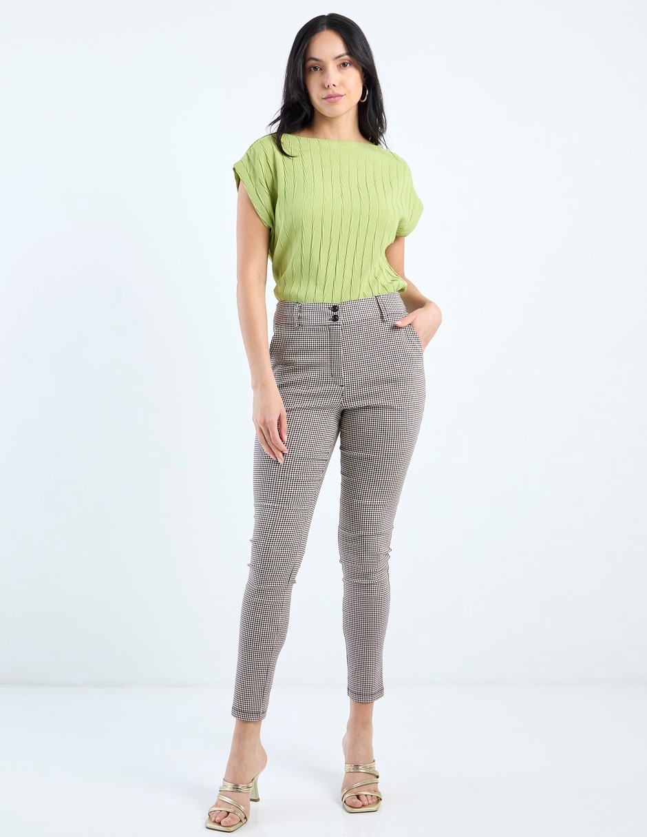 Blusa manga corta para mujer 4