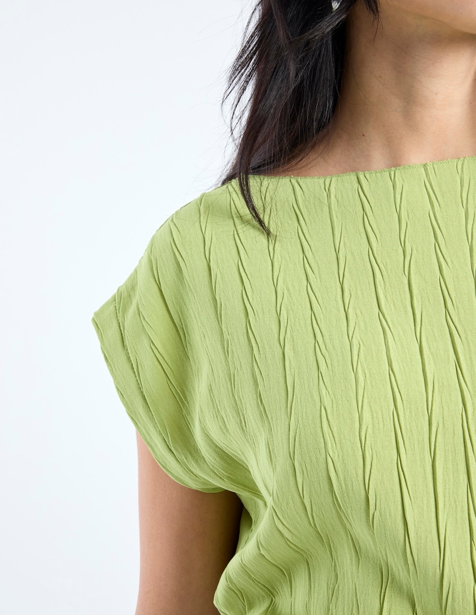 Blusa manga corta para mujer 6