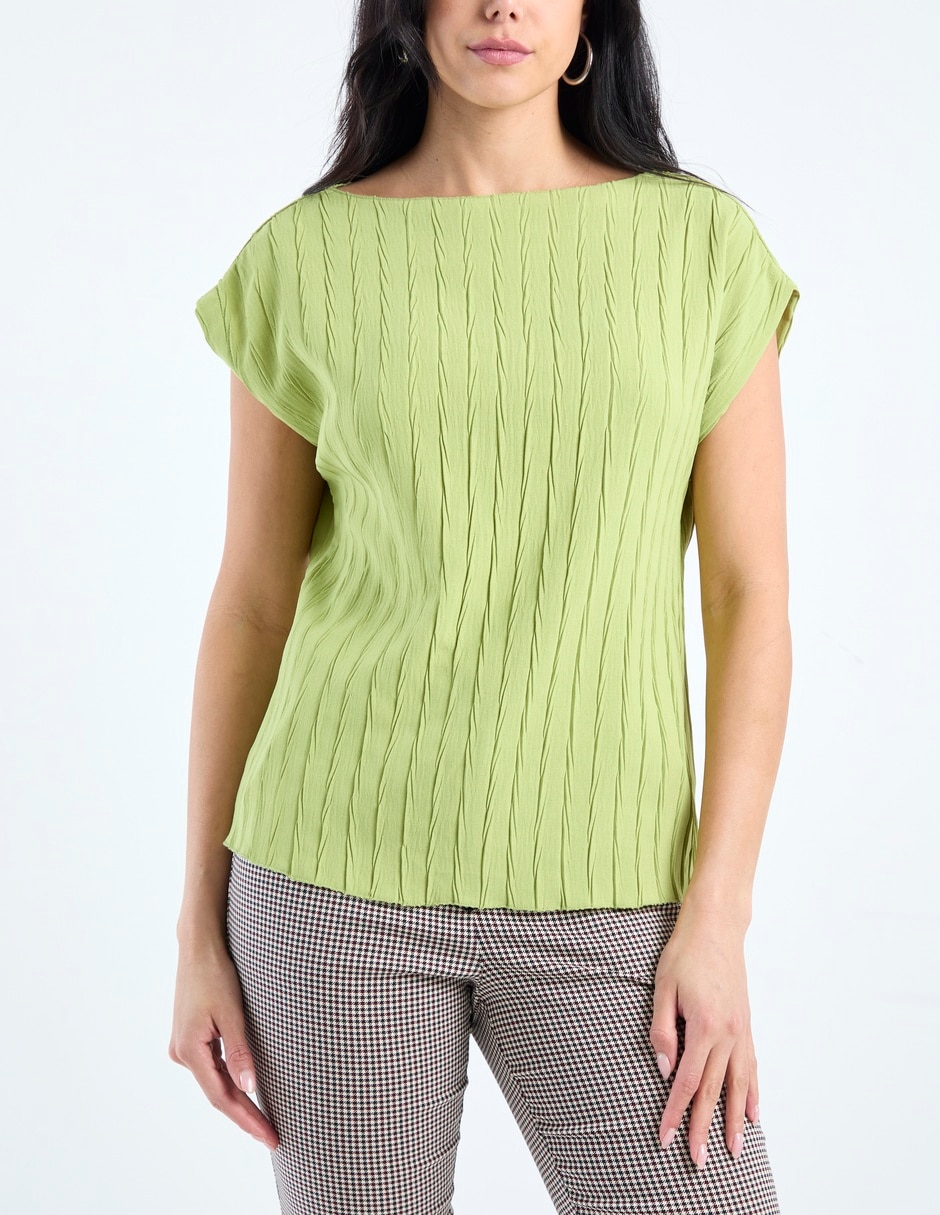 Blusa manga corta para mujer 12