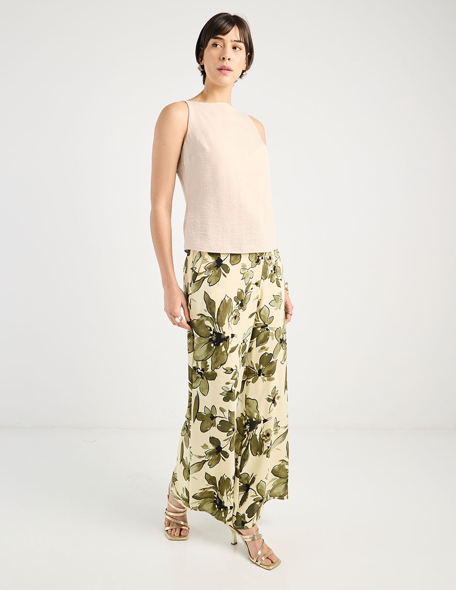 Pantalón amplio para mujer 3